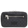 グッチ GUCCI ソフト ベルトバッグ 474293 ブラック GGスプリームキャンバス ボディバッグ シルバー金具 ウェブ ウエストバッグ