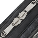 グッチ GUCCI ソフト ベルトバッグ 474293 ブラック GGスプリームキャンバス ボディバッグ シルバー金具 ウェブ ウエストバッグ