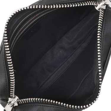 グッチ GUCCI ソフト ベルトバッグ 474293 ブラック GGスプリームキャンバス ボディバッグ シルバー金具 ウェブ ウエストバッグ