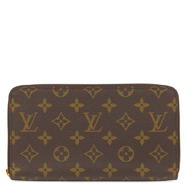 ルイヴィトン LOUIS VUITTON ジッピー オーガナイザー M62581 モノグラム モノグラムキャンバス 長財布 ゴールド金具 ラウンドファスナー 茶