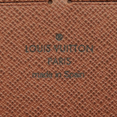 ルイヴィトン LOUIS VUITTON ジッピー オーガナイザー M62581 モノグラム モノグラムキャンバス 長財布 ゴールド金具 ラウンドファスナー 茶