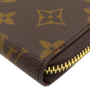 ルイヴィトン LOUIS VUITTON ジッピー オーガナイザー M62581 モノグラム モノグラムキャンバス 長財布 ゴールド金具 ラウンドファスナー 茶