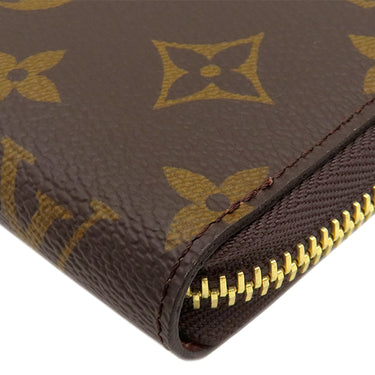 ルイヴィトン LOUIS VUITTON ジッピー オーガナイザー M62581 モノグラム モノグラムキャンバス 長財布 ゴールド金具 ラウンドファスナー 茶