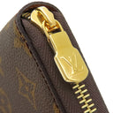ルイヴィトン LOUIS VUITTON ジッピー オーガナイザー M62581 モノグラム モノグラムキャンバス 長財布 ゴールド金具 ラウンドファスナー 茶