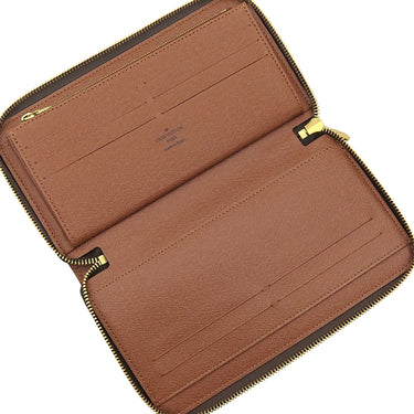 ルイヴィトン LOUIS VUITTON ジッピー オーガナイザー M62581 モノグラム モノグラムキャンバス 長財布 ゴールド金具 ラウンドファスナー 茶