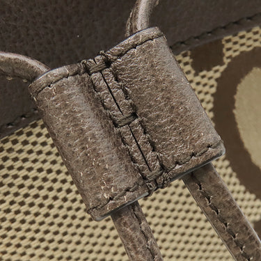 グッチ GUCCI ジャンボGG オフィディア 550621 ベージュ×エボニー レザー ジャンボGGキャンバス 2WAYバッグ ゴールド金具 バケットバッグ ショルダー