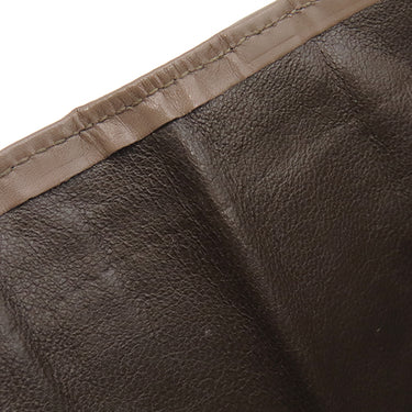 ボッテガヴェネタ BOTTEGA VENETA クロコダイル ウォレット グレージュ クロコダイル 二つ折り財布 コンパクト