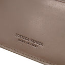 ボッテガヴェネタ BOTTEGA VENETA クロコダイル ウォレット グレージュ クロコダイル 二つ折り財布 コンパクト