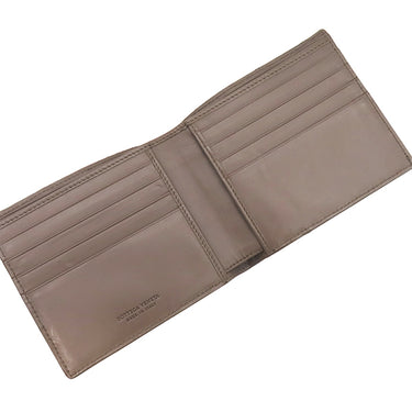 ボッテガヴェネタ BOTTEGA VENETA クロコダイル ウォレット グレージュ クロコダイル 二つ折り財布 コンパクト