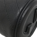 グッチ GUCCI ブロンディ ワンショルダー 760170 ブラック レザー ショルダーバッグ シルバー金具 黒 肩掛け インターロッキングG