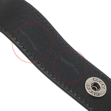 グッチ GUCCI ブロンディ ワンショルダー 760170 ブラック レザー ショルダーバッグ シルバー金具 黒 肩掛け インターロッキングG