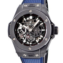 腕時計 ウブロ HUBLOT ビッグバン メカ-10 ブラックマジック 414.CI.1123.RX 手巻き メンズ OH済 スケルトン パワーリザーブ