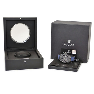 腕時計 ウブロ HUBLOT ビッグバン メカ-10 ブラックマジック 414.CI.1123.RX 手巻き メンズ OH済 スケルトン パワーリザーブ