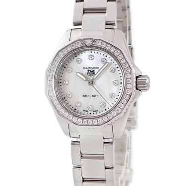 腕時計 タグホイヤー TAG Heuer アクアレーサー プロフェッショナル200 WBP1417.BA0622 クオーツ レディース 純正ダイヤ 白 シェル