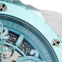 腕時計 ウブロ HUBLOT ビッグバン ウニコ サマー 441.UB.5120.NR 自動巻き メンズ 水色 クロノグラフ スモールセコンド 限定