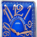 腕時計 クエルボ・イ・ソブリノス CUERVO Y SOBRINOS プロミネンテ ソロテンポ トコロロ A1012 155A1012-1BC 自動巻き メンズ 青 シェル ハバナ