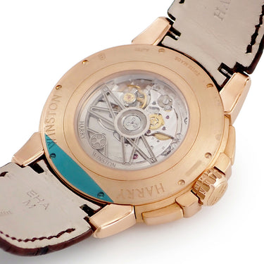 腕時計 ハリーウィンストン Harry Winston オーシャン ビッグデイト 42mm OCEABD42RR001 自動巻き メンズ K18RG無垢 オフセンター