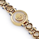腕時計 ショパール CHOPARD ハッピーダイヤモンド 20/5887-23 クオーツ レディース K18YG無垢 純正ダイヤ&サファイア ムービング