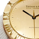 腕時計 ティファニー Tiffany & Co アトラス M6930 自動巻き メンズ K18YG無垢 シャンパン デイト ローマン ヴィンテージ ラウンド