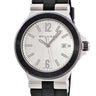 腕時計 ブルガリ BVLGARI ディアゴノ セラミック DG42C6SCVD DG42SC 自動巻き メンズ デイト シルバー ブラック アラビア バー