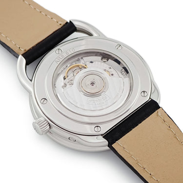 腕時計 エルメス HERMES グランドリュンヌ マキシム アルソー AR8.810 自動巻き メンズ 黒 ムーンフェイズ トリプルカレンダー