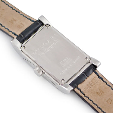 腕時計 ブルガリ BVLGARI レッタンゴロ RT39S クオーツ レディース 純正ブラックダイヤ 角型 グレー サンレイ アラビア バー