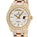 腕時計 ロレックス ROLEX デイデイト パールマスター 18948A D番 自動巻き メンズ OH済 D番 K18YG×WG×PG 純正ダイヤ メテオライト