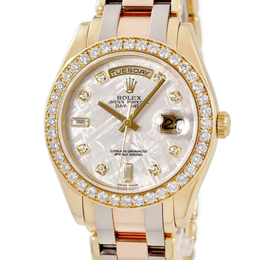 腕時計 ロレックス ROLEX デイデイト パールマスター 18948A D番 自動巻き メンズ OH済 D番 K18YG×WG×PG 純正ダイヤ メテオライト