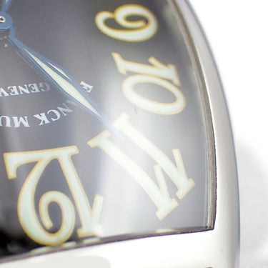 腕時計 フランクミュラー FRANCK MULLER トノウカーベックス ユベントス 5850 JUVENTUS 自動巻き メンズ ブラック 青針 セリエA コラボ 限定