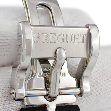 腕時計 ブレゲ BREGUET マリーン II ラージデイト 5817ST/12/5V8 自動巻き メンズ ギョーシェ 青針 コインエッジ ローマン
