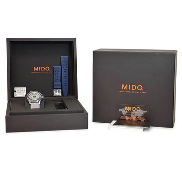 腕時計 ミドー MIDO オーシャンスター デコンプレッション ワールドタイマー M026.829.17.041.00 自動巻き メンズ 新品同様
