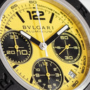 腕時計 ブルガリ BVLGARI アルミニウム クロノグラフ ヴィジョン グランツーリスモ BB41ATCH 自動巻き メンズ 新品同様 コラボ 限定