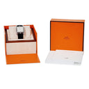 腕時計 エルメス HERMES ケープコッド CC1.810 クオーツ メンズ スクエア シルバー デイト アラビア
