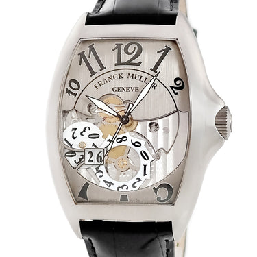 腕時計 フランクミュラー FRANCK MULLER トノウカーベックス ビッグデイト 8080SCGDFO 自動巻き メンズ グランドデイト シースルーバック