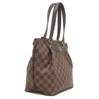 ルイヴィトン LOUIS VUITTON ウェストミンスター PM N41102 ダミエエベヌ ダミエキャンバス ハンドバッグ ゴールド金具 茶