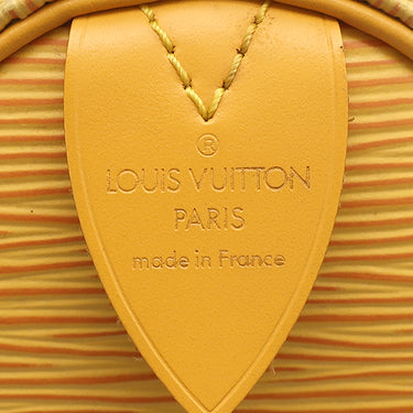ルイヴィトン LOUIS VUITTON スピーディ 25 M43019 タッシリイエロー エピレザー ハンドバッグ ゴールド金具 ボストンバッグ 鍵・パドロック欠品