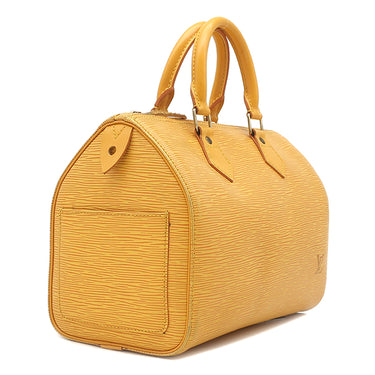 ルイヴィトン LOUIS VUITTON スピーディ 25 M43019 タッシリイエロー エピレザー ハンドバッグ ゴールド金具 ボストンバッグ 鍵・パドロック欠品