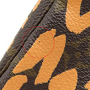 ルイヴィトン LOUIS VUITTON ポシェット アクセソワール M92193 ピーチ モノグラムキャンバス モノグラムグラフィティ アクセサリーポーチ ゴールド金具 グラフティ