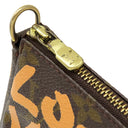 ルイヴィトン LOUIS VUITTON ポシェット アクセソワール M92193 ピーチ モノグラムキャンバス モノグラムグラフィティ アクセサリーポーチ ゴールド金具 グラフティ