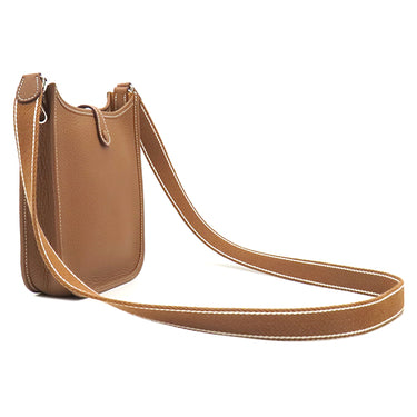 エルメス HERMES エヴリン TPM 16 ロング アマゾン ゴールド トリヨンクレマンス ショルダーバッグ シルバー金具 茶 エブリン 2025年製