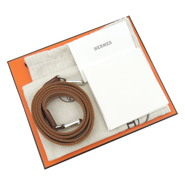 エルメス HERMES エヴリン TPM 16 ロング アマゾン ゴールド トリヨンクレマンス ショルダーバッグ シルバー金具 茶 エブリン 2025年製
