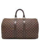 ルイヴィトン LOUIS VUITTON キーポル バンドリエール45 N41428 ダミエエベヌ ダミエグラフィットキャンバス 2WAYバッグ ゴールド金具 茶 ボストン 付属品欠品