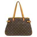 ルイヴィトン LOUIS VUITTON バティニョール オリゾンタル M51154 モノグラム モノグラムキャンバス トートバッグ ゴールド金具 茶 肩掛け