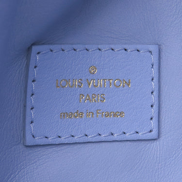 ルイヴィトン LOUIS VUITTON ゴッホ パームスプリングス M43374 ブルー PVC リュック・デイパック ゴールド金具 マスターズコレクション メタリックブルー金具