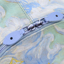 ルイヴィトン LOUIS VUITTON ゴッホ パームスプリングス M43374 ブルー PVC リュック・デイパック ゴールド金具 マスターズコレクション メタリックブルー金具