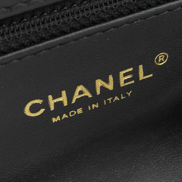 シャネル CHANEL スモール トップハンドル フラップ AS4023 ブラック ラムスキン シャイニーラムスキン 2WAYバッグ ゴールド金具 ハンドバッグ