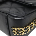 シャネル CHANEL マトラッセ チェーンショルダー ブラック キャビアスキン ショルダーバッグ ゴールド金具 シングルフラップ ココマーク