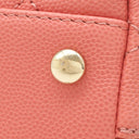 シャネル CHANEL マトラッセ ココハンドル XS サーモンピンク キャビアスキン 2WAYバッグ ゴールド金具 トップハンドル