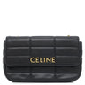 セリーヌ CELINE マトラッセ モノクローム 111273EYD.38NO ブラック レザー ショルダーバッグ ゴールド金具 黒 ロゴ チェーンショルダー チェーンバッグ