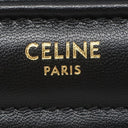 セリーヌ CELINE マトラッセ モノクローム 111273EYD.38NO ブラック レザー ショルダーバッグ ゴールド金具 黒 ロゴ チェーンショルダー チェーンバッグ